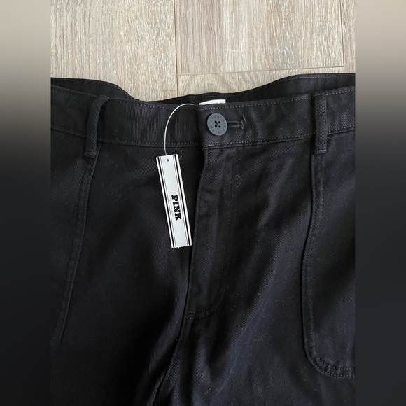 NWT Victoria’s Secret Pink Utility Cargo Pants Black - Size XL - Picture 3 of 11
